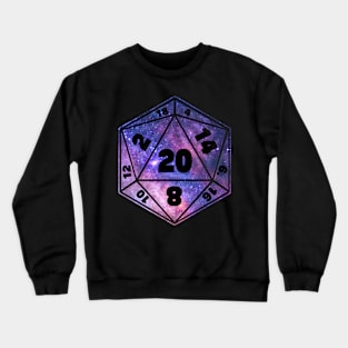 Dungeons & Dragons Galaxy D20 Dice Crewneck Sweatshirt